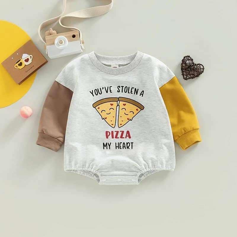 Pizza My Heart Onesie