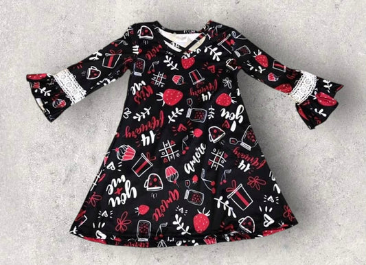 Valentine's Day Black Dress